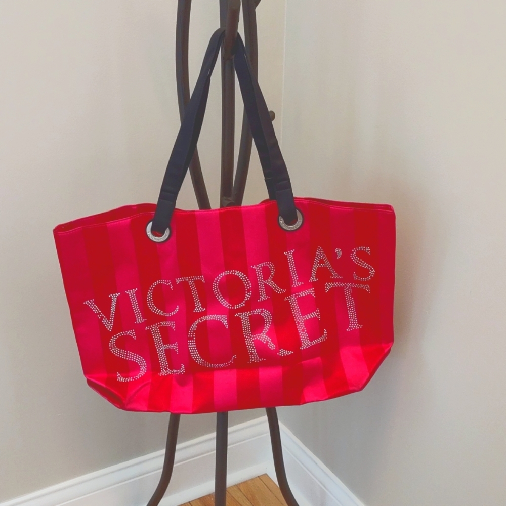 Victoria Secret variegated pink tote